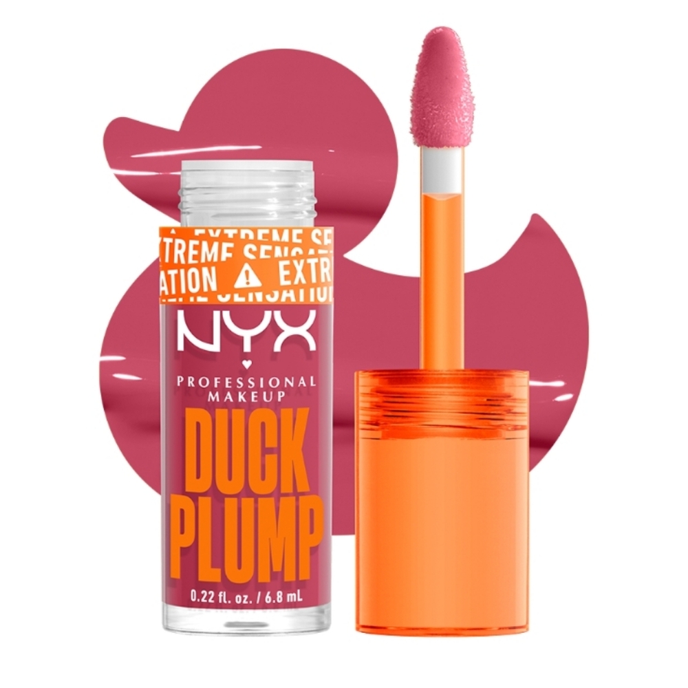 NYX duck plump lip gloss in strike a rose